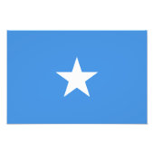 Somalia Flag Foto Afdruk (Voorkant)