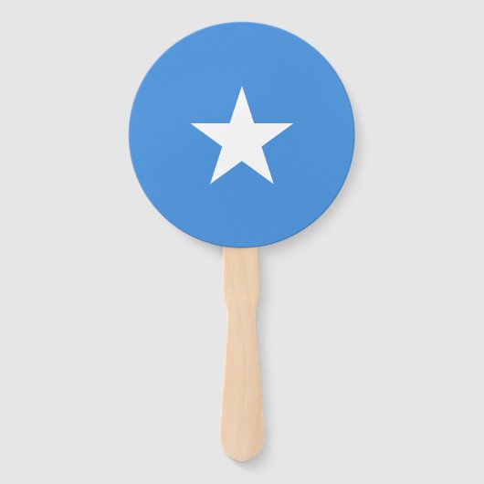 Somalia Flag Handwaaier (Achterkant)