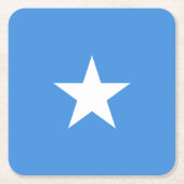 Somalia Flag Kartonnen Onderzetters (Voorkant)