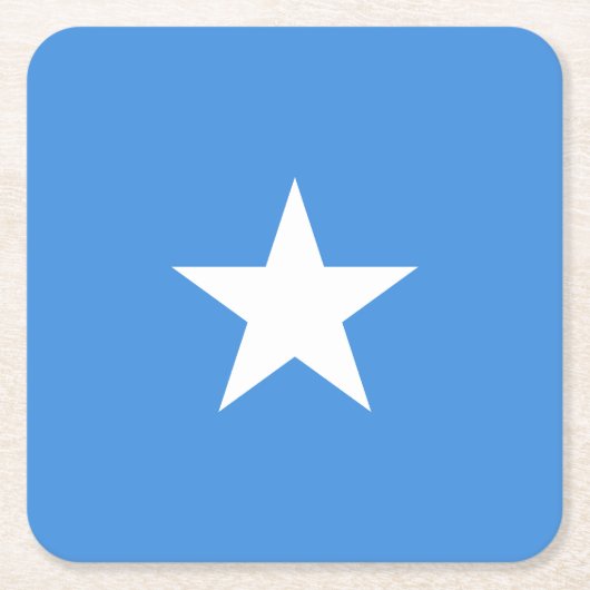 Somalia Flag Kartonnen Onderzetters (Voorkant)