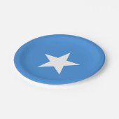 Somalia Flag Papieren Bordje (Gekanteld)