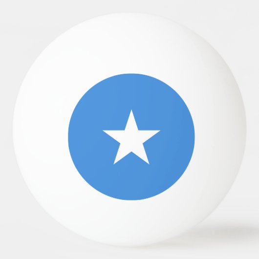 Somalia Flag Pingpongbal (Achterkant)