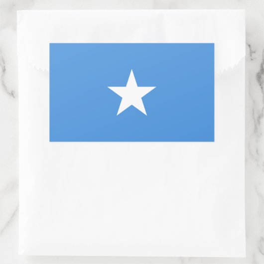 Somalia Flag Rechthoekige Sticker (Tas)