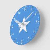 Somalia Flag Ronde Klok (Hoek)