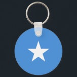 Somalia Flag Sleutelhanger<br><div class="desc">Patriotic flag of Somalia.</div>