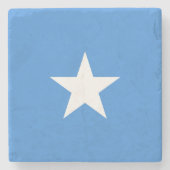 Somalia Flag Stenen Onderzetter (Voorkant)
