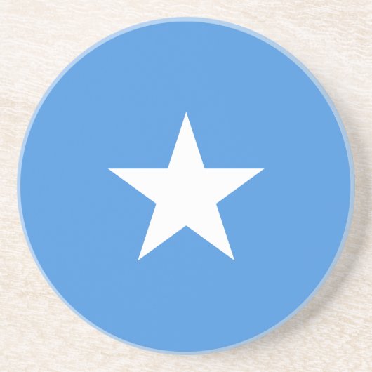 Somalia Flag Zandsteen Onderzetter (Voorkant)