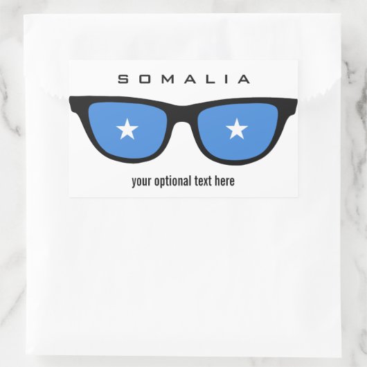Somalia Shades aangepaste stickers (Tas)