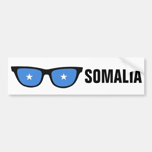 Somalia Shades custom bumpersticker (Voorkant)