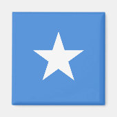 Somalia (Somalian) Flag Magneet (Voorkant)
