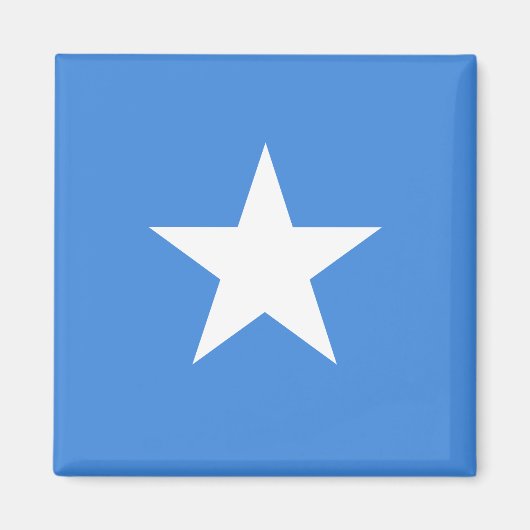Somalia (Somalian) Flag Magneet (Voorkant)