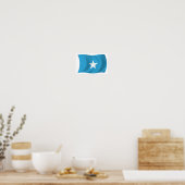 Somalia Vlag Poster Print (Keuken)