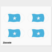 Somalia Vlag Sticker (Vel)