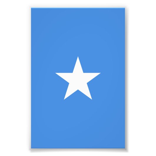 Somaliaanse vlag foto afdruk (Voorkant)