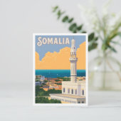 Somalië Afrika Vintage Reizen  Briefkaart (Staand voorkant)