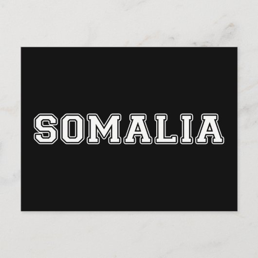 Somalië Briefkaart (Voorkant)