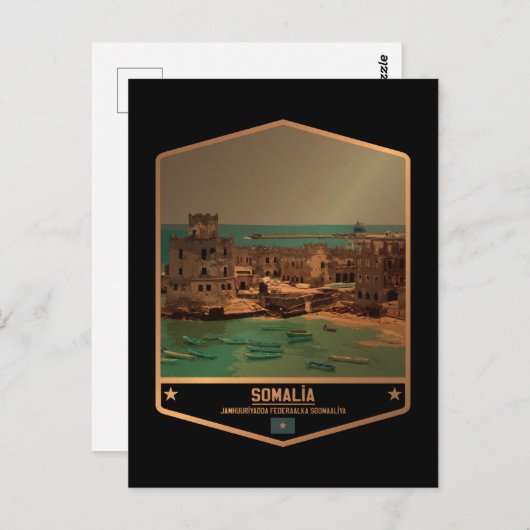 Somalië Briefkaart (Voorkant / Achterkant)