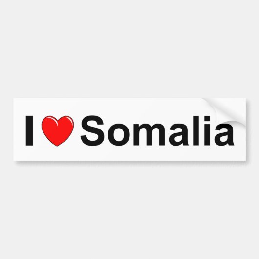 Somalië Bumpersticker (Voorkant)