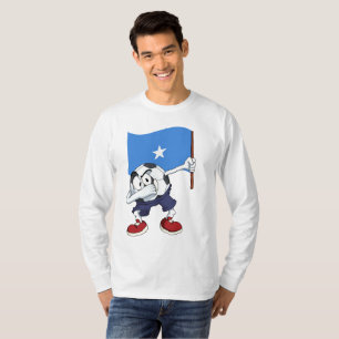 Somalië Dabbende Voetbal Bal T-shirt