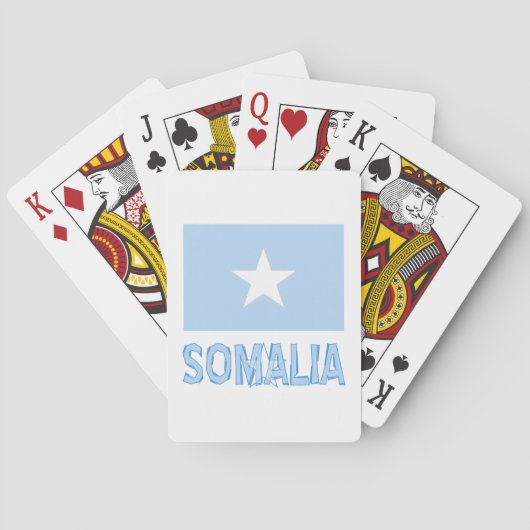 Somalië en Somalië Vlag Persoonlijk Speelkaarten (Achterkant)