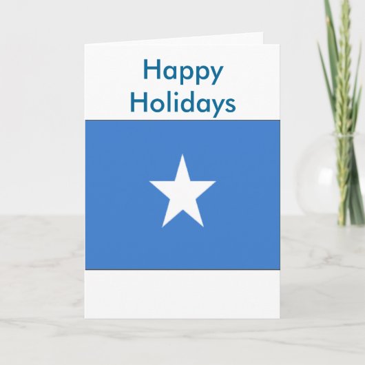 Somalië Feestdagen Kaart (Voorkant)
