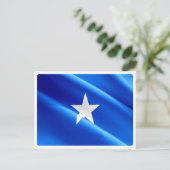 Somalië - Golfvlag - Briefkaart (Staand voorkant)