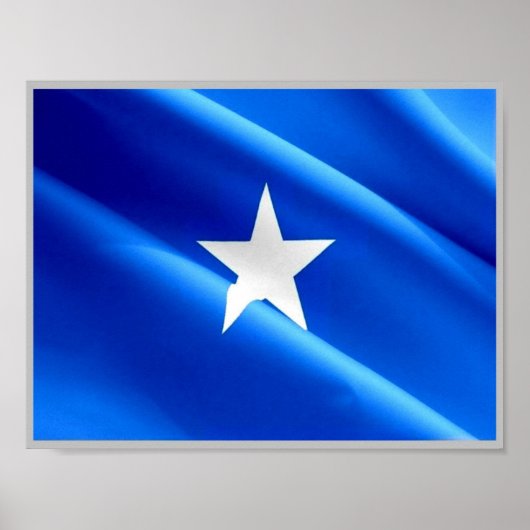 Somalië - Golfvlag - Poster (Voorkant)