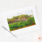 Somalië, landschapsfoto rechthoekige sticker (Envelop)