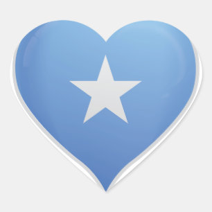 Somalië liefde vlag trots hart sticker