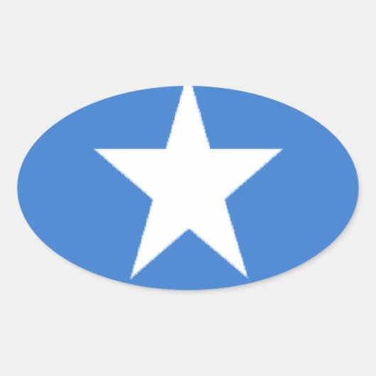 Somalië Ovale Sticker (Voorkant)