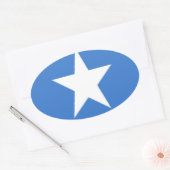 Somalië Ovale Sticker (Envelop)