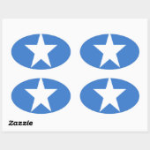 Somalië Ovale Sticker (Vel)