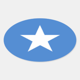 Somalië Ovale Sticker