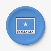 Somalië Papieren Bordje (Voorkant)