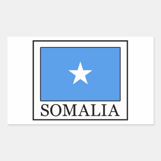 Somalië Rechthoekige Sticker (Voorkant)