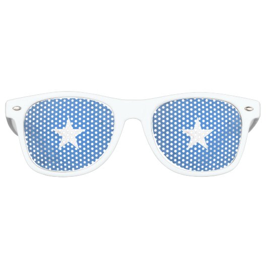 Somalië Retro Zonnebril (Voorkant)