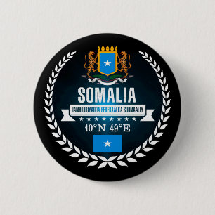 Somalië Ronde Button 5,7 Cm