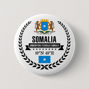 Somalië Ronde Button 5,7 Cm