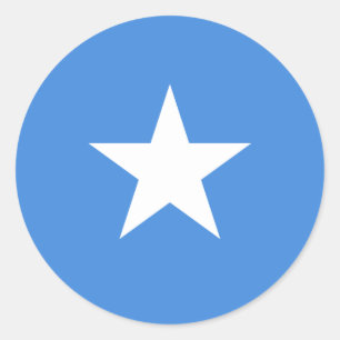 Somalië/Somalische/Somalische vlag Ronde Sticker