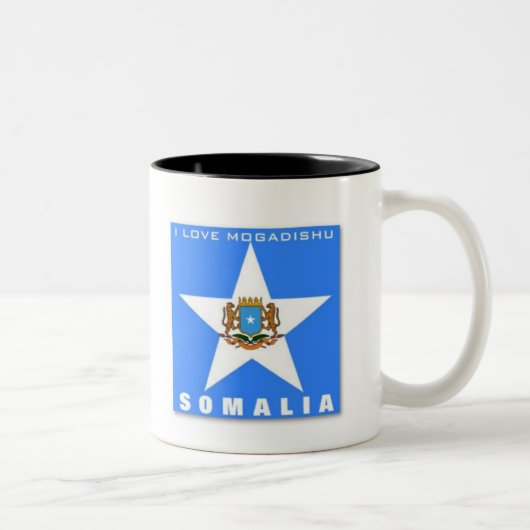 somalië tweekleurige koffiemok (Rechts)