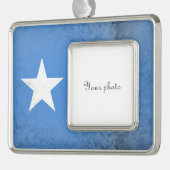 Somalië Verzilverd Omlijst Ornament (Links)