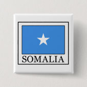 Somalië Vierkante Button 5,1 Cm (Voorkant)