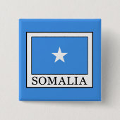 Somalië Vierkante Button 5,1 Cm (Voorkant)