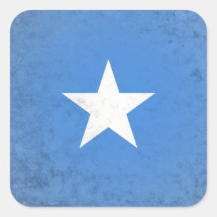 Somalië Vierkante Sticker