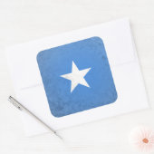 Somalië Vierkante Sticker (Envelop)