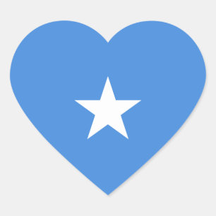 Somalië Vlag Hart Sticker