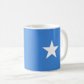 Somalië Vlag Keramische Koffie Mok (Voorkant rechts)