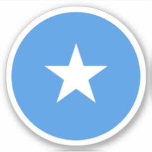 Somalië Vlag Ronde Sticker