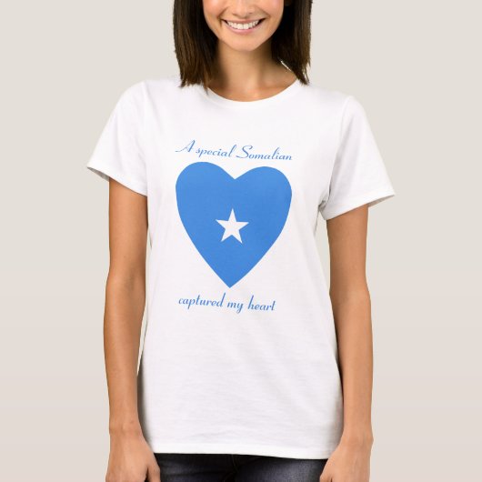 Somalië Vlaggenliefje T-Shirt (Voorkant)