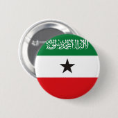 Somaliland etnische vlag ronde button 5,7 cm (Voorkant /achterkant)